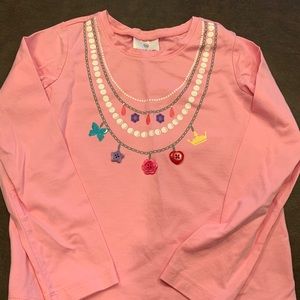 Girls Hanna Anderson shirt - size 130